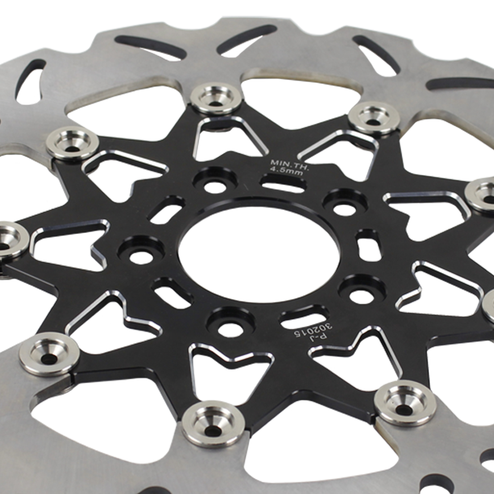 11.5" Black Floating Front Brake Rotor for Harley Softail Dyna Touring Sportster