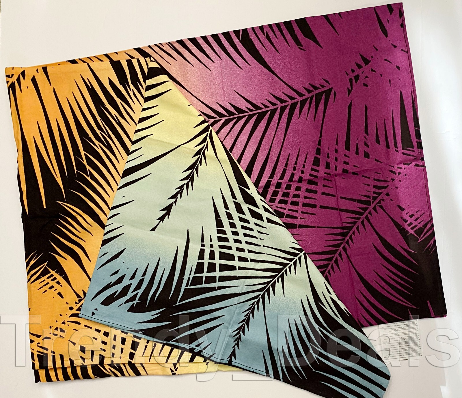 Ikea KASEBERGA Large Turkish Beach Towel/Blanket, Multicolor 59" x 71" - NEW