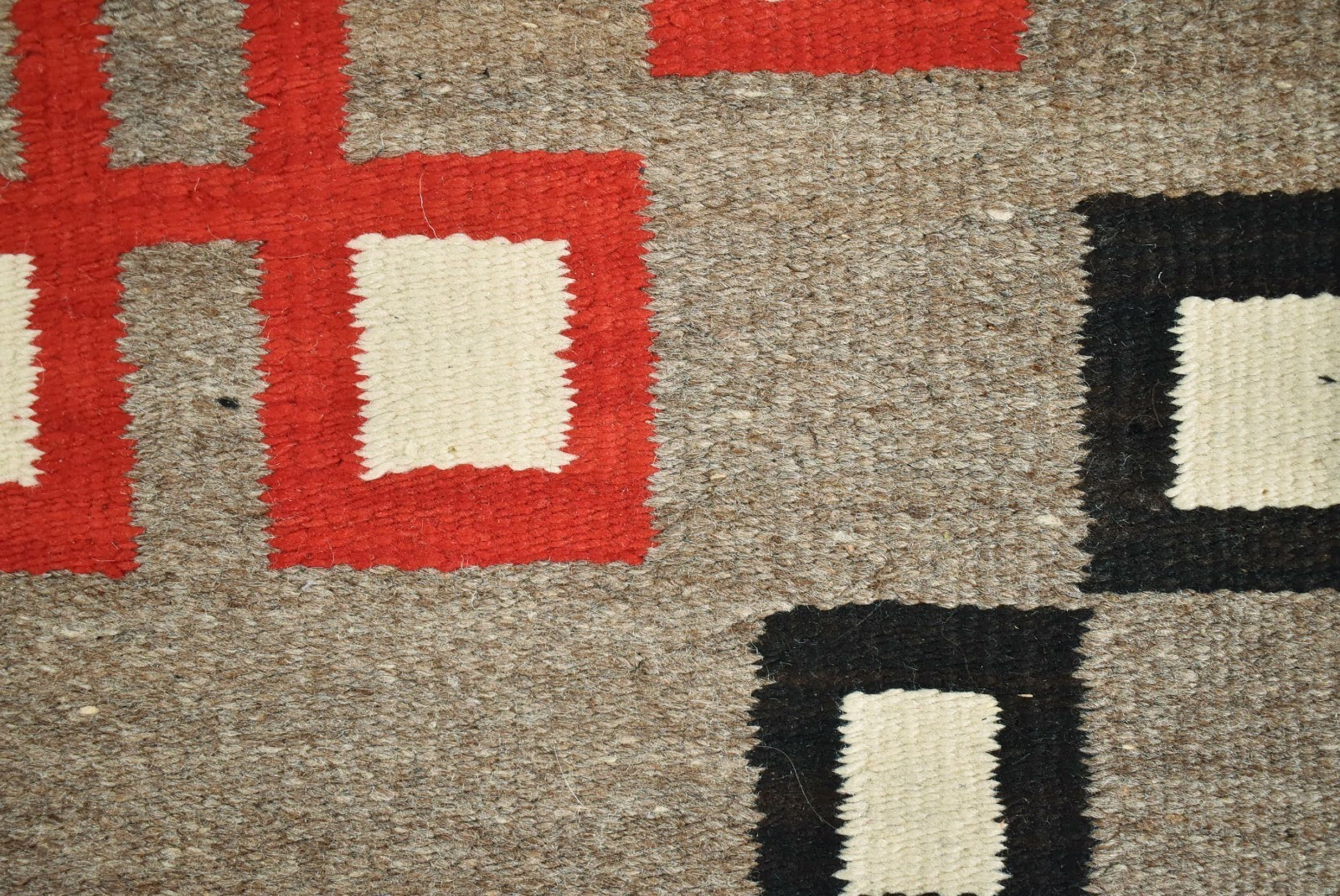 Antique Navajo Rug Klagetoh Native American Indian Vintage Weaving 31" X 48"