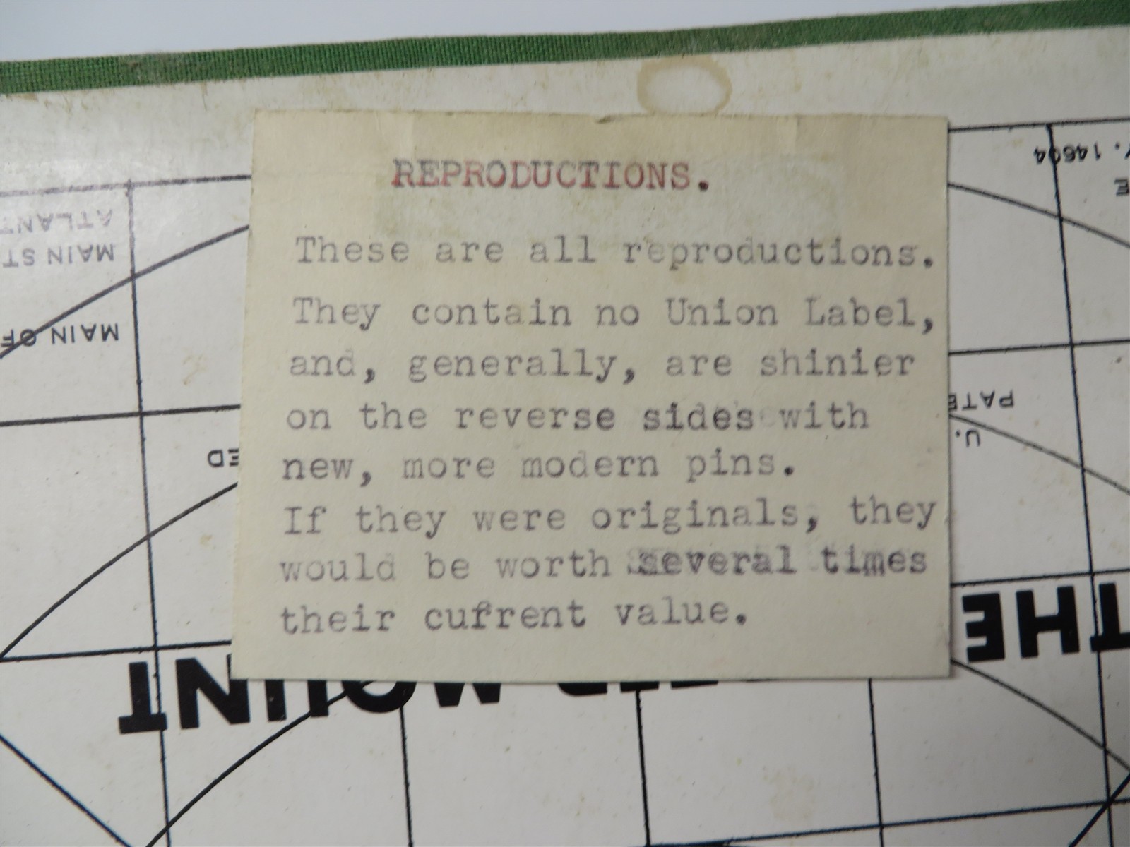 Presidential Political Campaign Woman Suffrage 42 Pinback Buttons Reproduction