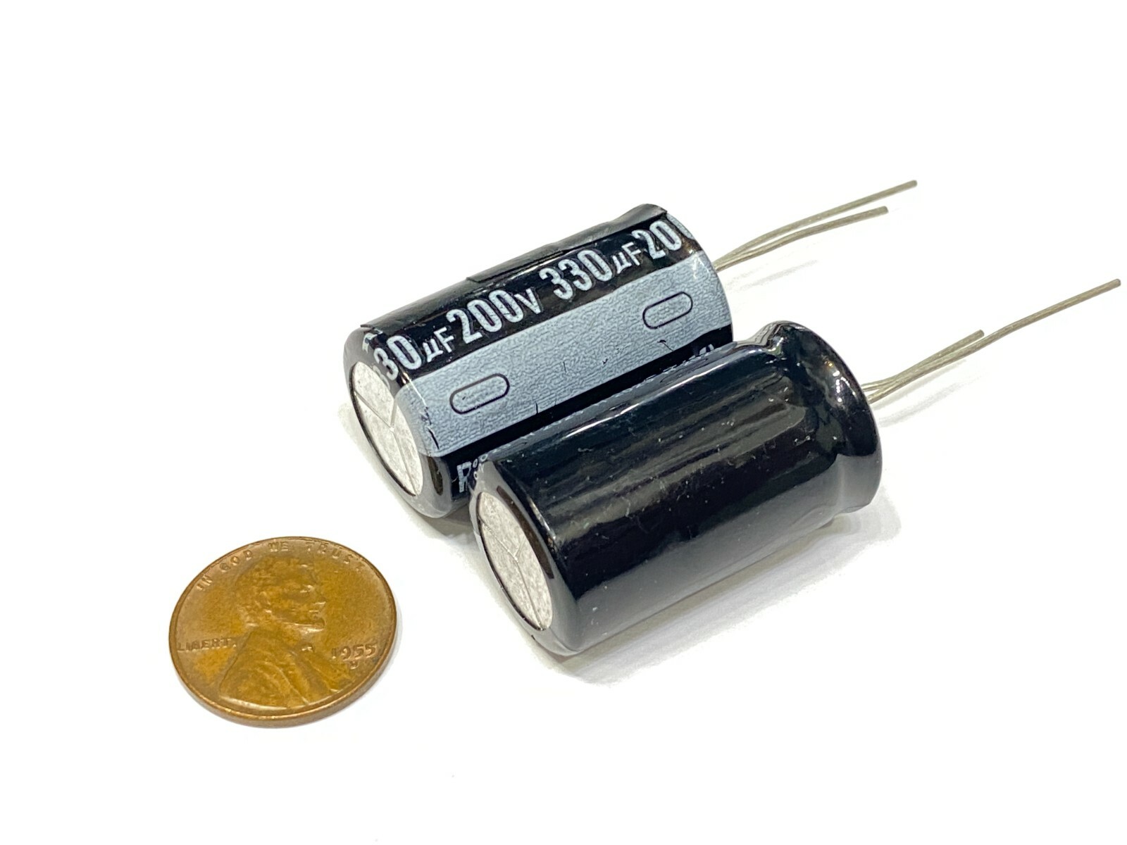 4 Pieces Electrolytic Capacitor 330UF 200V 330mfd Temp G22