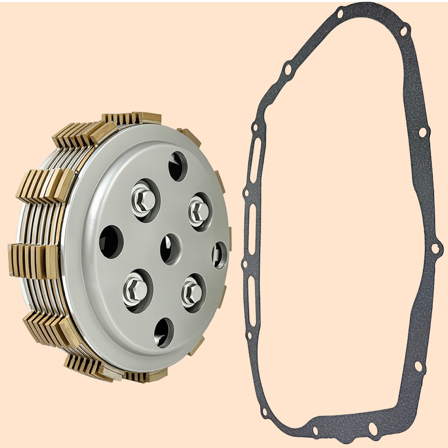 Heavy Duty Clutch Kit W/Springs Gasket for Suzuki Boulevard/Intruder Volusia 800