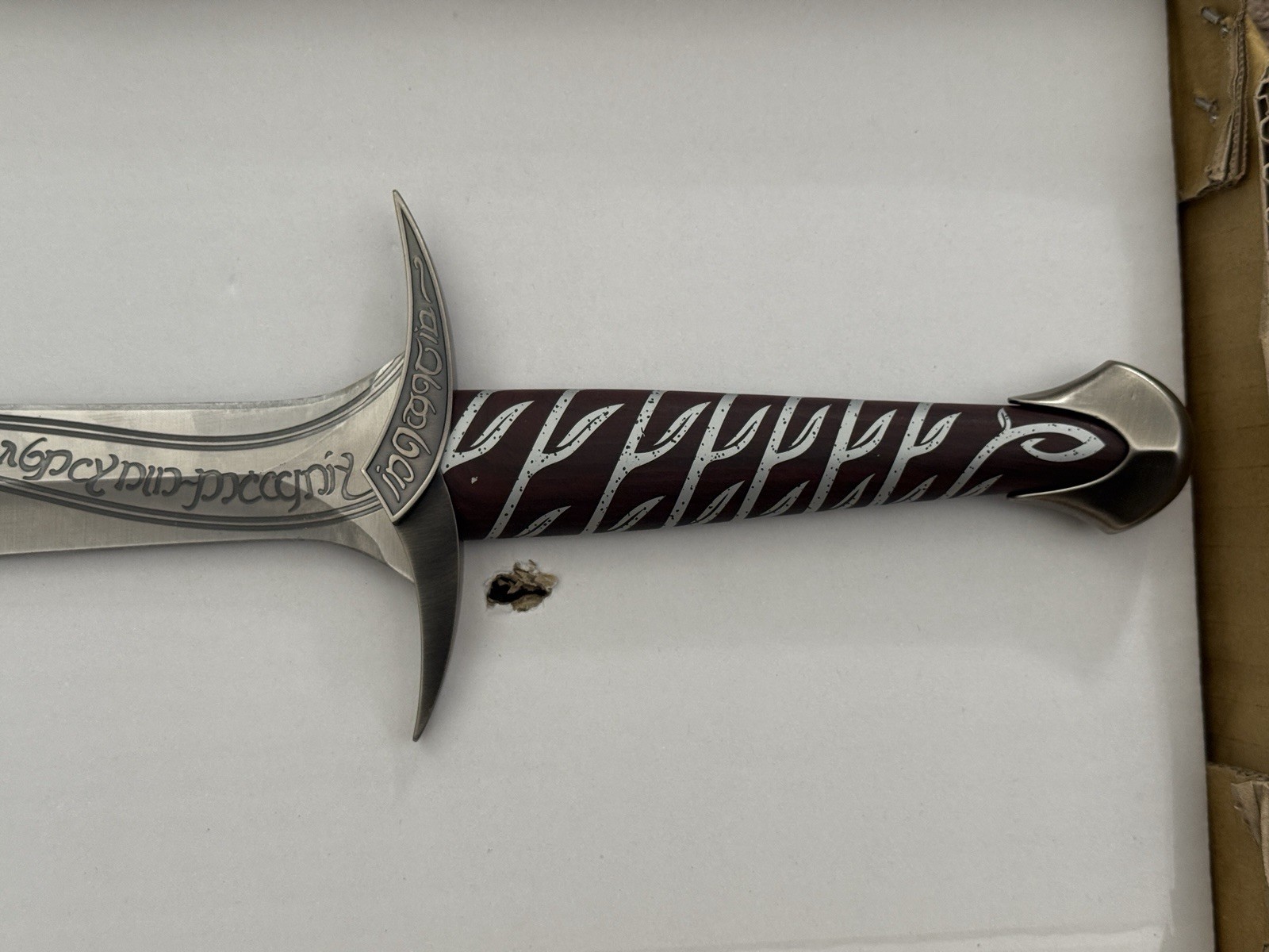United Cutlery Lord Of The Rings Sting Sword Signed By Elijah Wood PROOF