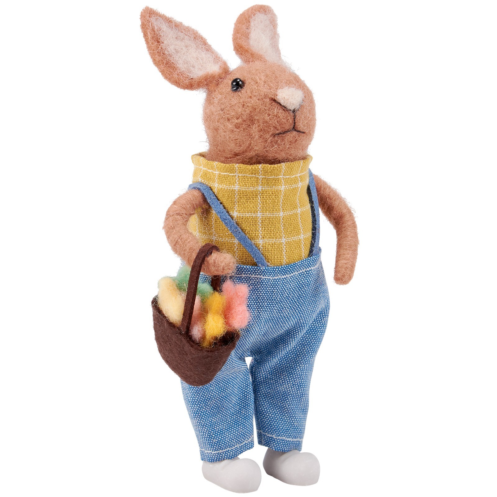 Primitives by Kathy Lot 5 Felt Critter Farmhouse Pig Sheep Cow Chicken Rabbit