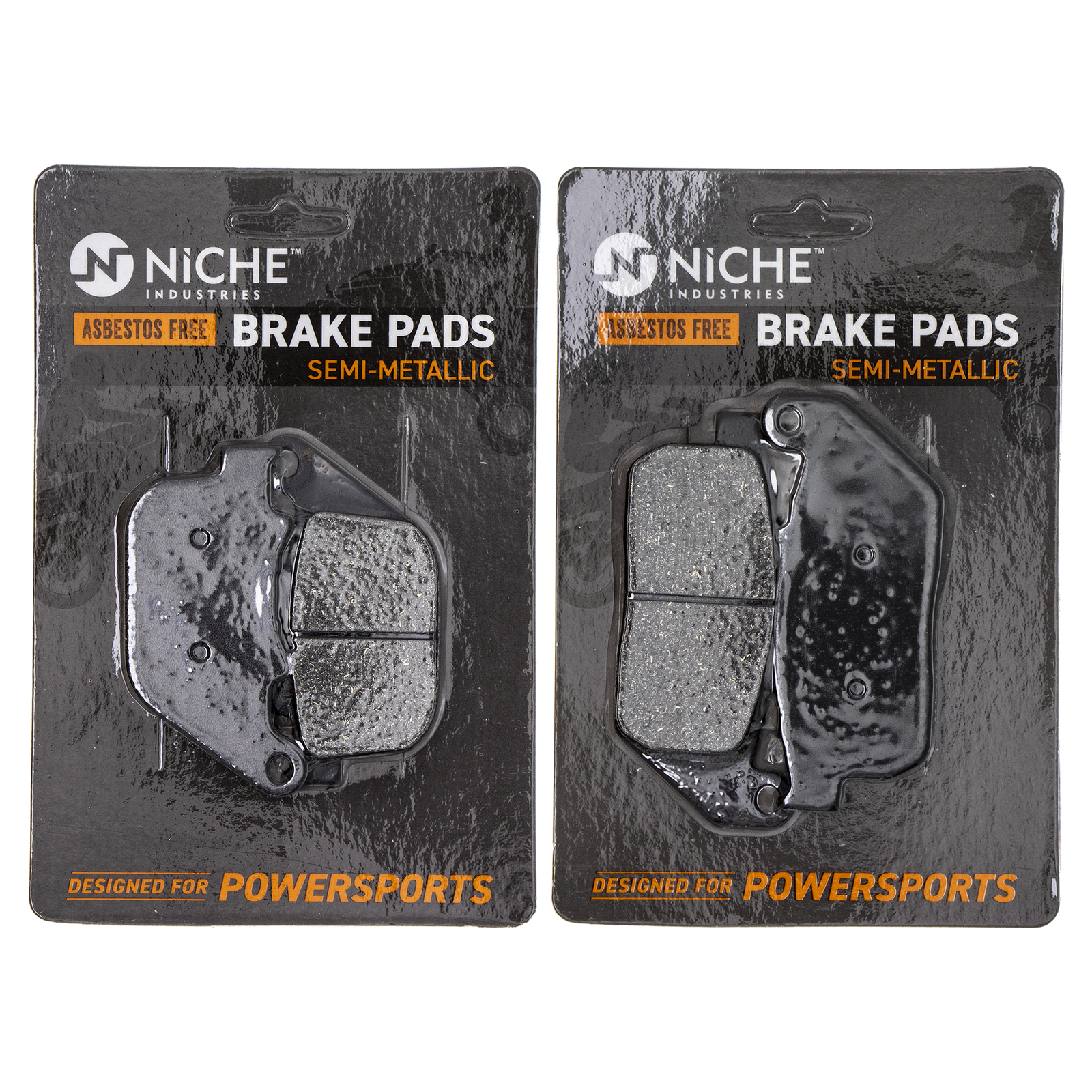 Brake Pad Set for Harley-Davidson Sportster 1200 883 Front Rear Semi-Metallic