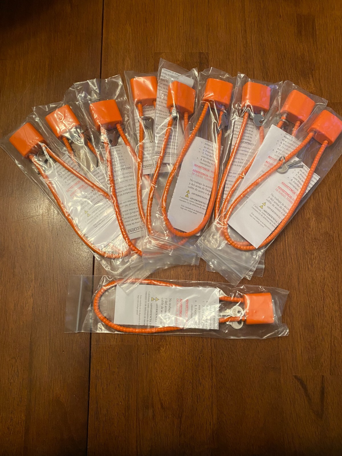 TEN 10 Cable Gun Lock Pistol Shotgun Rifle Child Safety**FREE SHIPPING