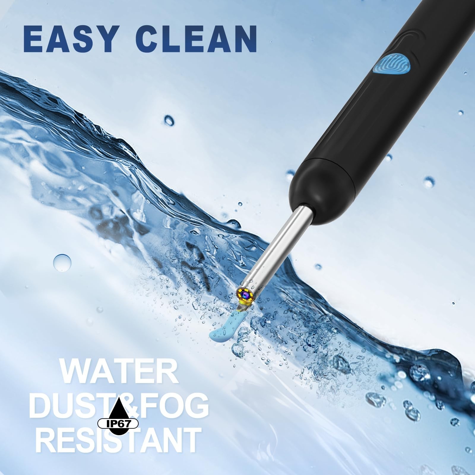 Wireless Ear Wax Remover Set, 1296P Camera HD Ear Endoscope Spoon Pick Tools.