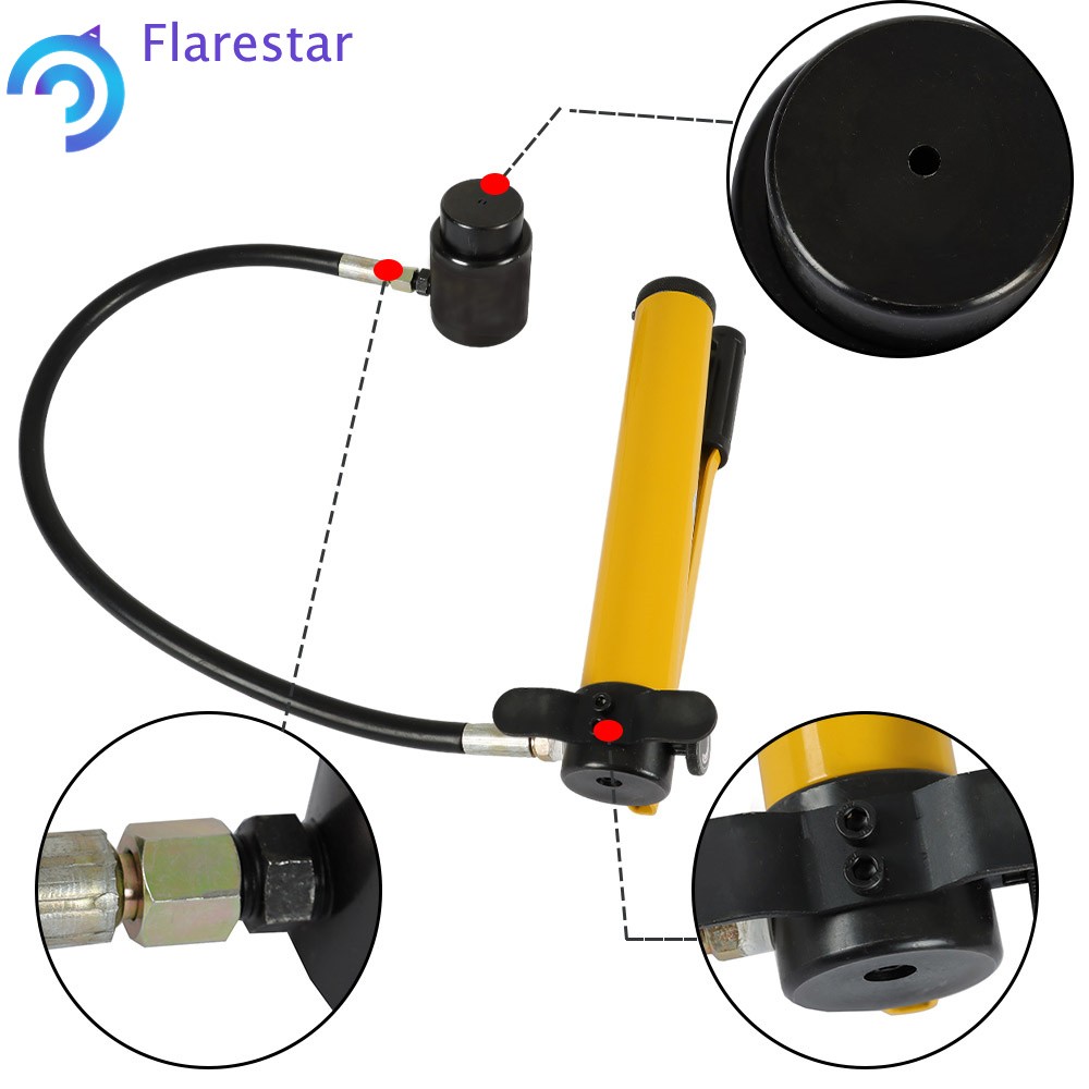 Manual Exhaust Hydraulic Pipe Expander Tool 10T Manual Tailpipe 1-5/8" ~ 4 1/4"