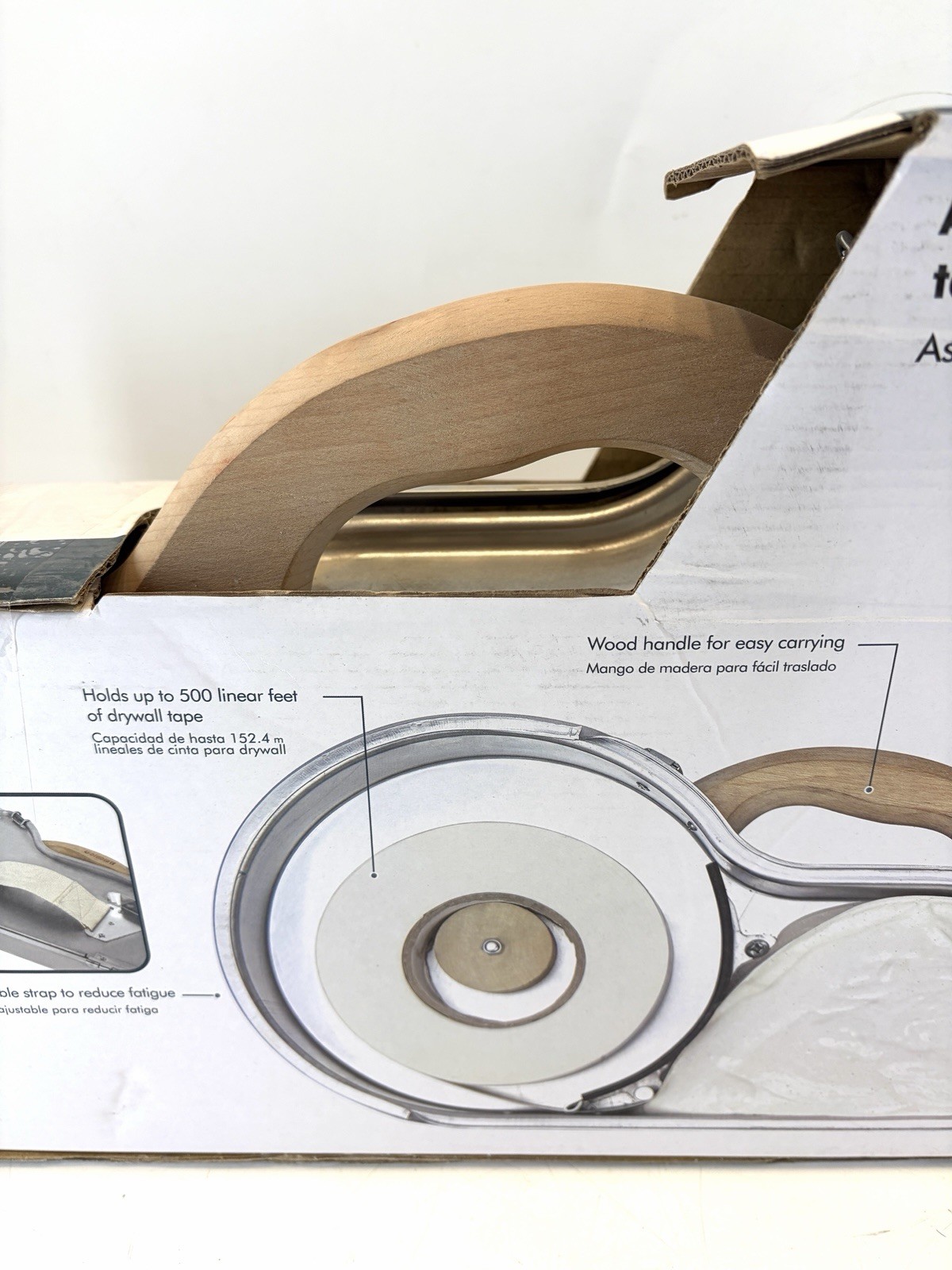 Anvil 8 3/4 in Quick Load Aluminum Drywall Taper Banjo W/ Wooden Handle DTBA-HD