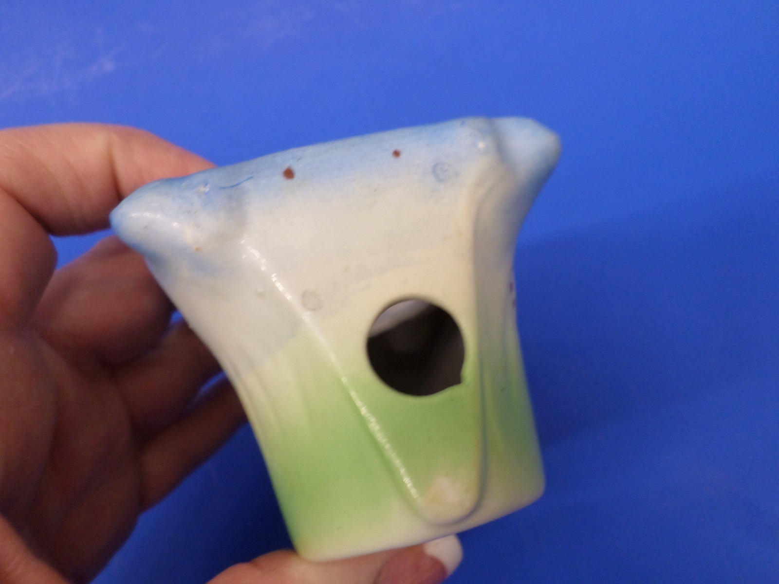 Vtg SEXY Risque Lady Legs Dancer Lifting Skirt NAUGHTY NODDER ASHTRAY Patent TT