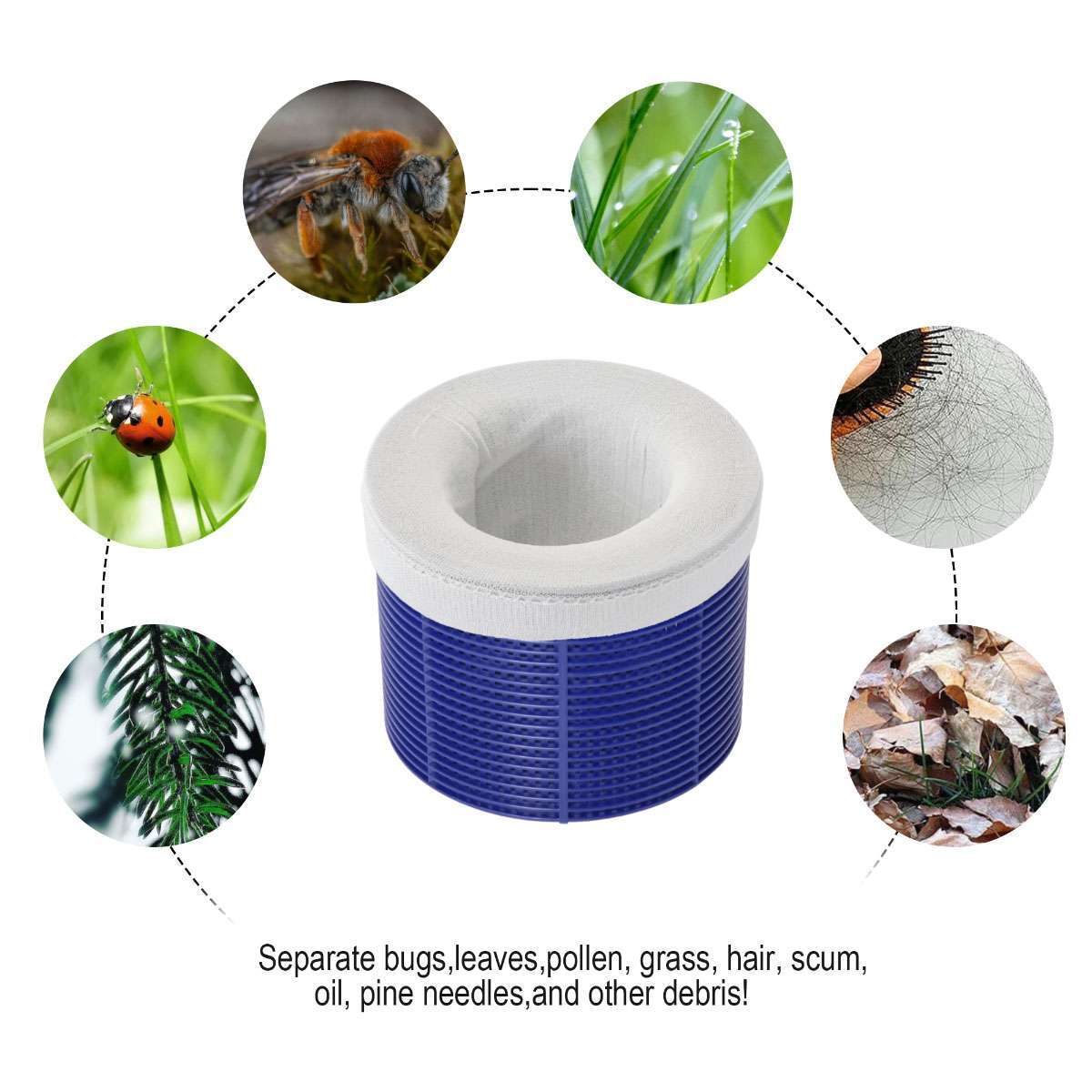 10 30 Pcs Pool Skimmer Socks Filter Replacement Savers for Basket Swimming Pool