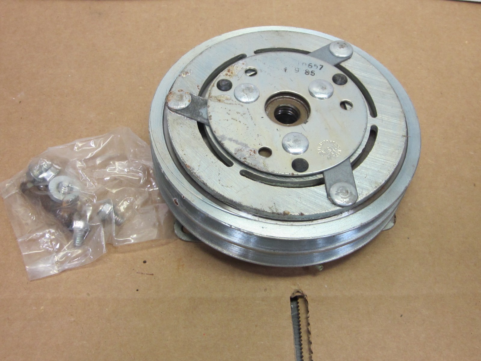 24 Volt York A/C compressor clutch-6" Double Pulley