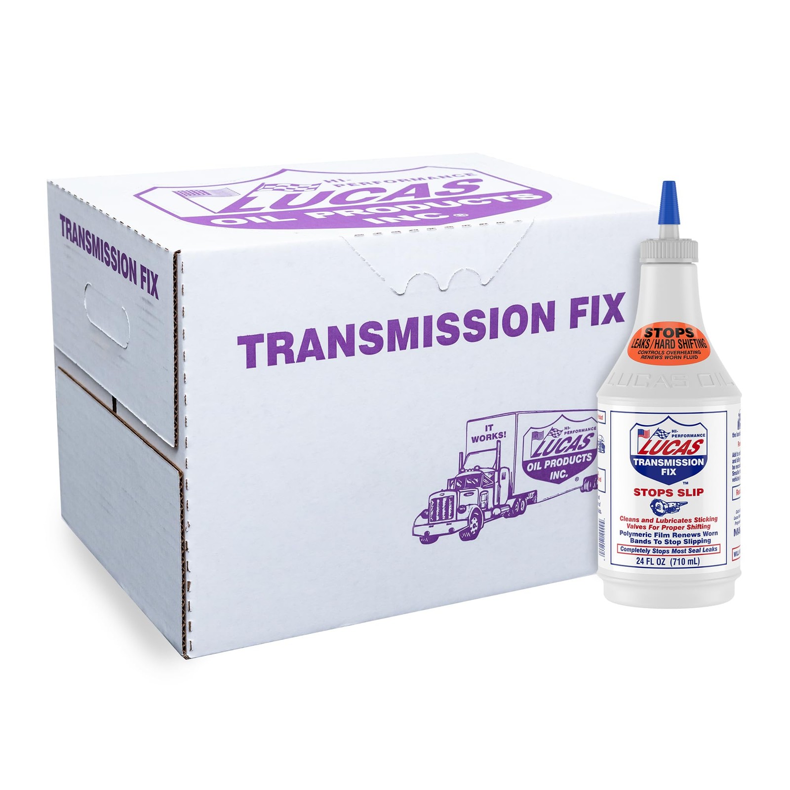 Lucas 10009 Stops Hesitation/Rough Shifting Non-Solvent Transmission Fix 24oz
