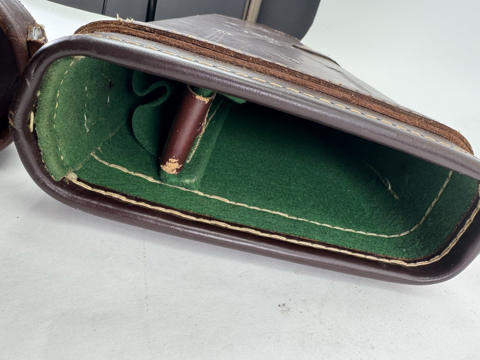 Rare Antique Leg o Mutton Abercrombie Fitch Shotgun Gun Case Leather Tooled