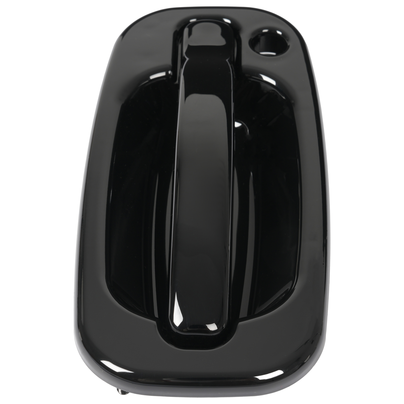 Door Handle Set For Chevy Silverado 1500 1999-2006 Smooth Black Front Outer 2PCS