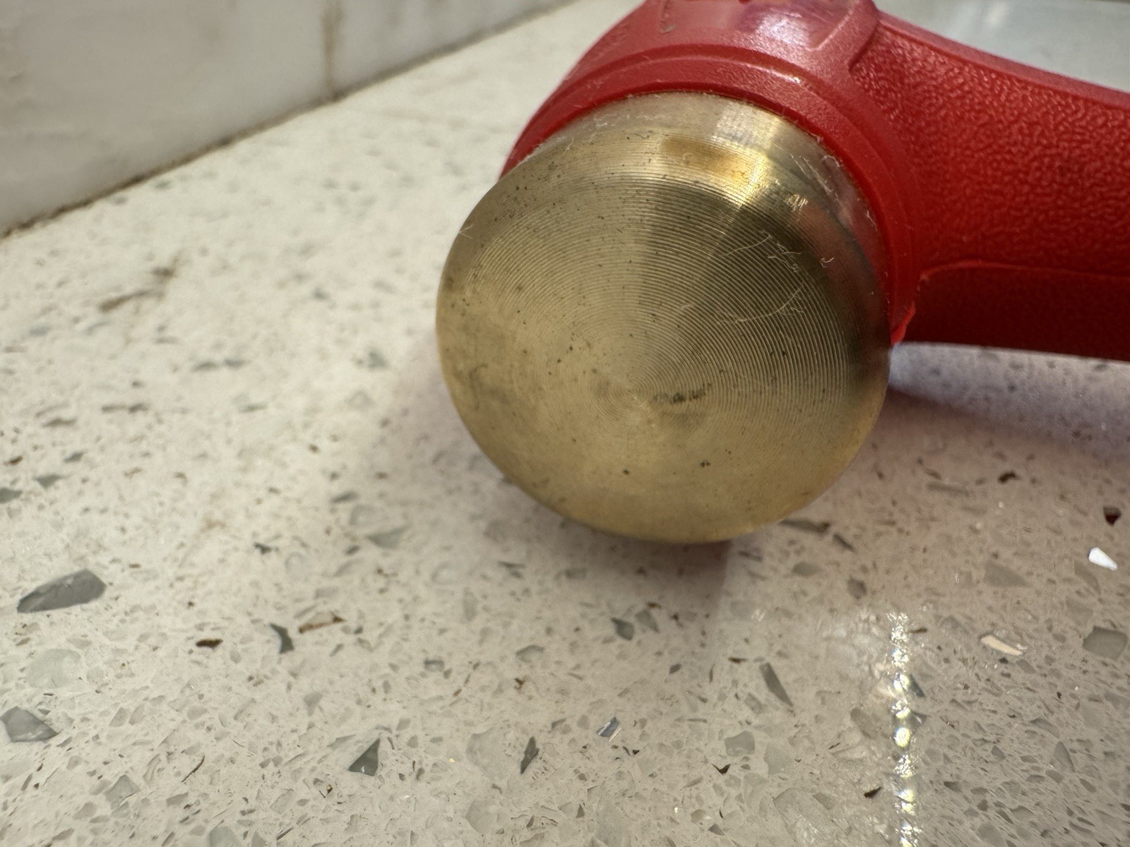 Snap-On HBBT16 Red 16oz Bronze Hammer NEW