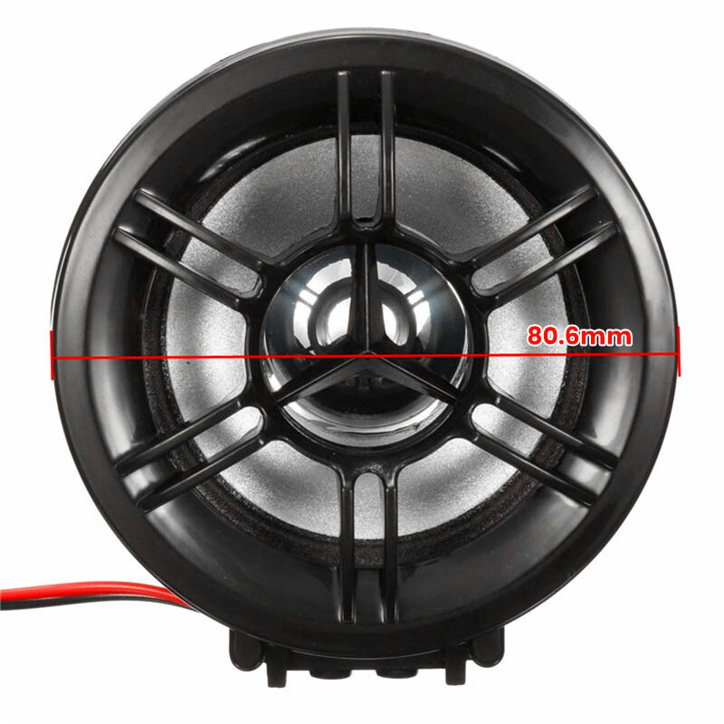 Motorcycle Audio Speaker Kits Bluetooth 4 Wheeler Stereo ATV AUX System FM Radio