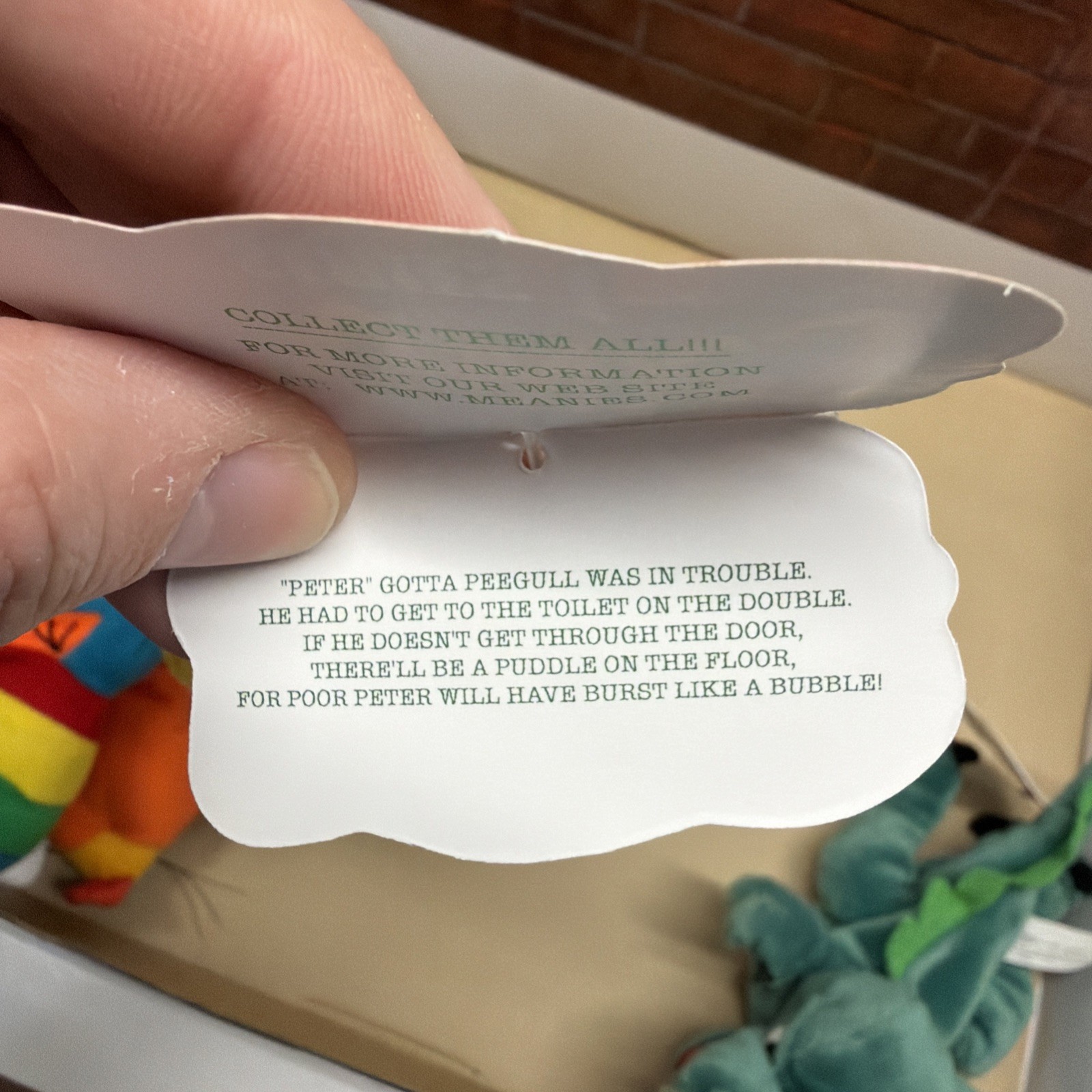 Lot Of 5 Meanies Stuffed Beanie Plush Animals Series 1 New With Display Box RARE