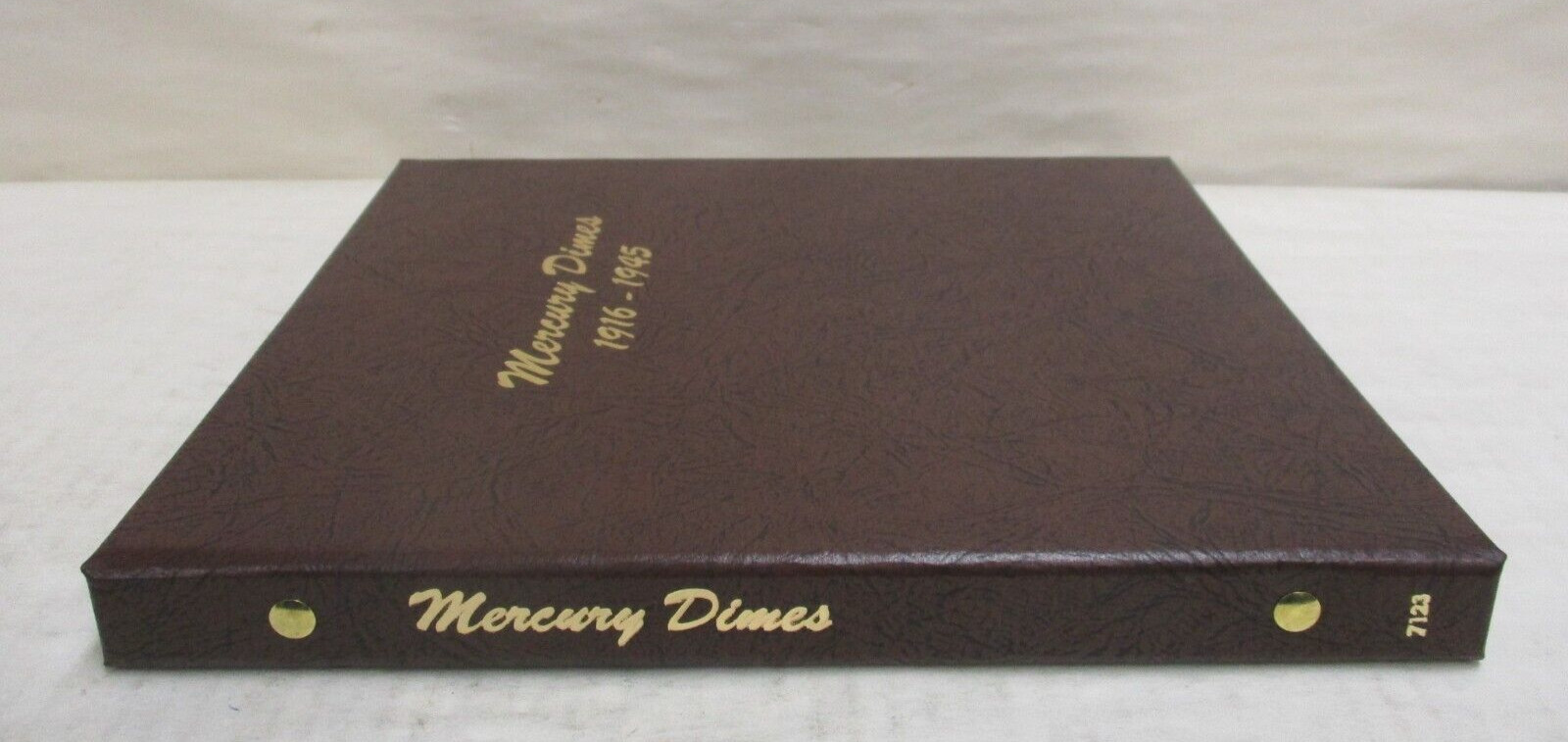 Dansco Coin Album #7123 Mercury Dimes 1916-1945 No Proofs 2-Page Album