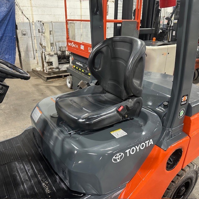 2021 Toyota 8FDU25 5000lb Used Diesel Forklift Triple Mast Sideshift 6243 Hours