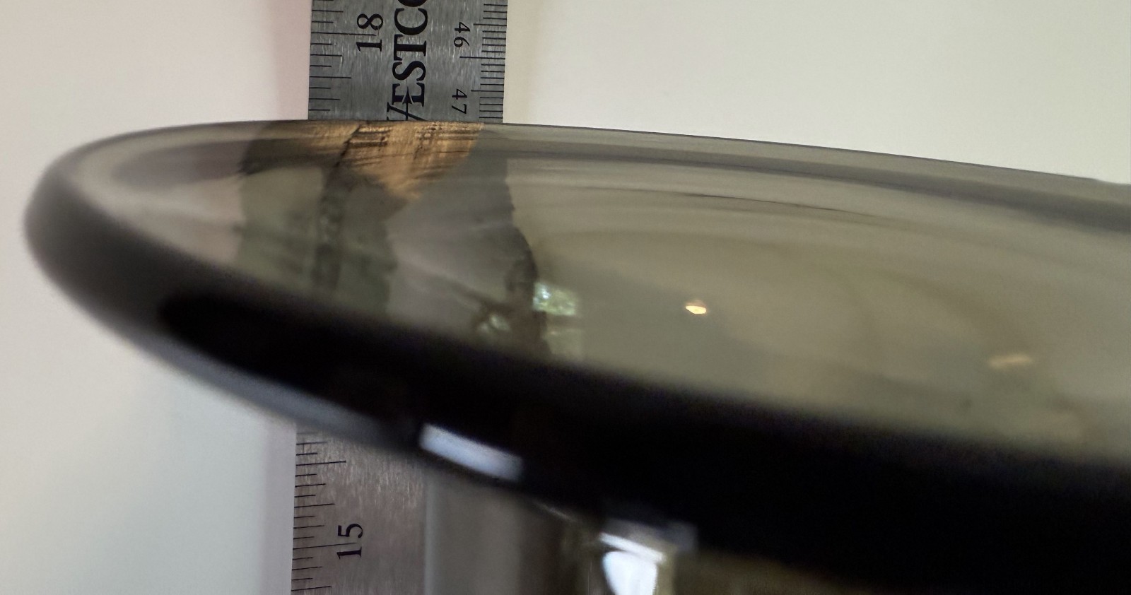 Charcoal Smoke 💨 Vintage Glass Vase 🏺 or Decanter No Stopper Gray Green 🖼️