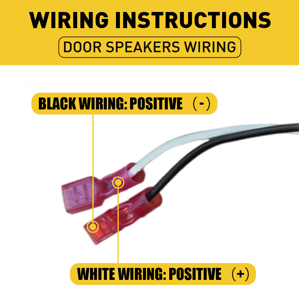 2pcs Fit HONDA CRZ (2011-2016) Door Speaker Upgrade 6.5" Spacer Harness Adapter