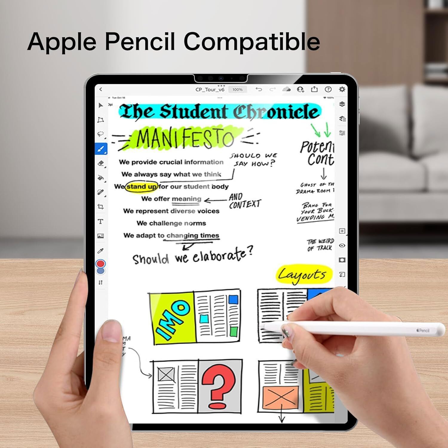 2-Pack Tempered Glass Screen Protector for iPad Pro 12.9-inch (6th 5th 4th 3rd)