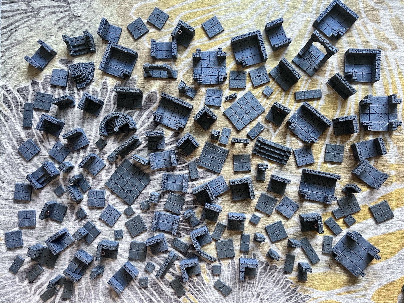 Handmade Dungeon Terrain Lot Tile Set (similar To Dwarven Forge) D&D Dragons 5e