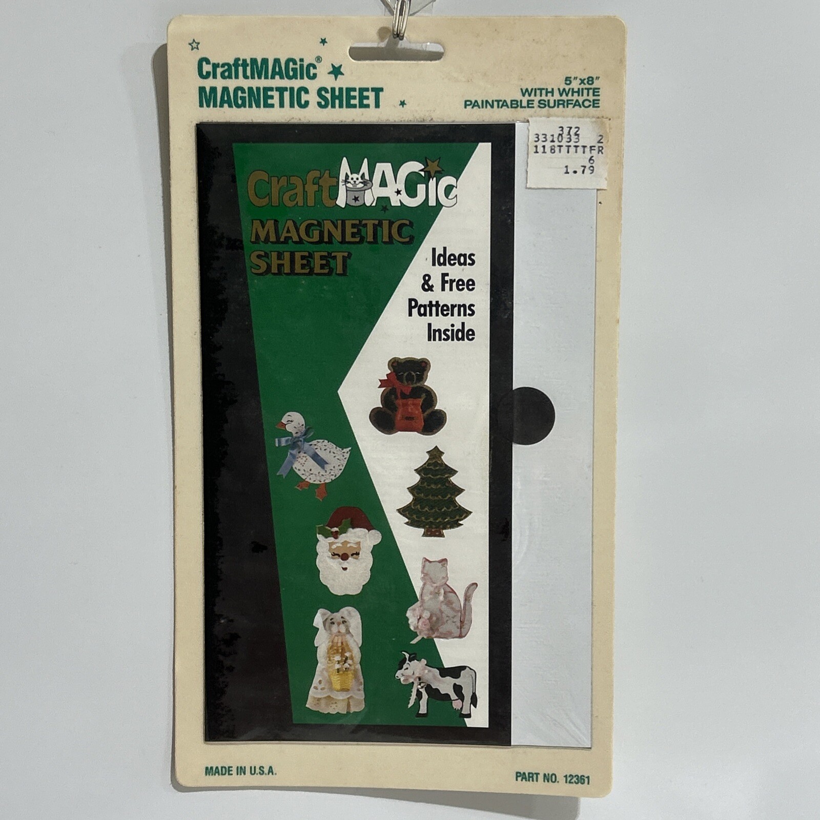 Vintage CRAFT MAGIC CRAFTMAGIC MAGNETIC SHEET 5"x8" Paintable Surface NEW
