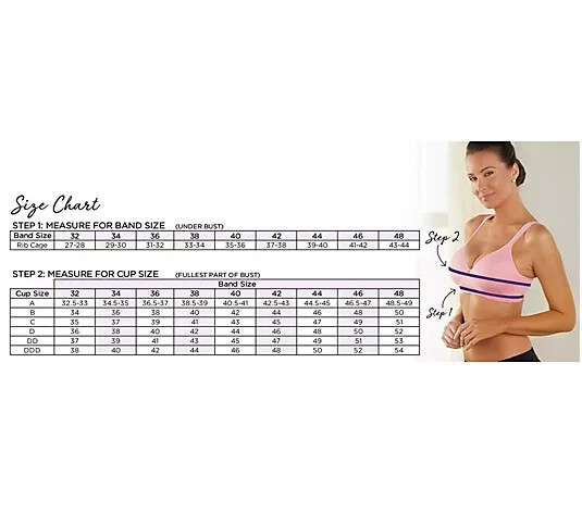 Breezies Lace Seamless Cami Bra-Black/White-Large-NEW-A378013