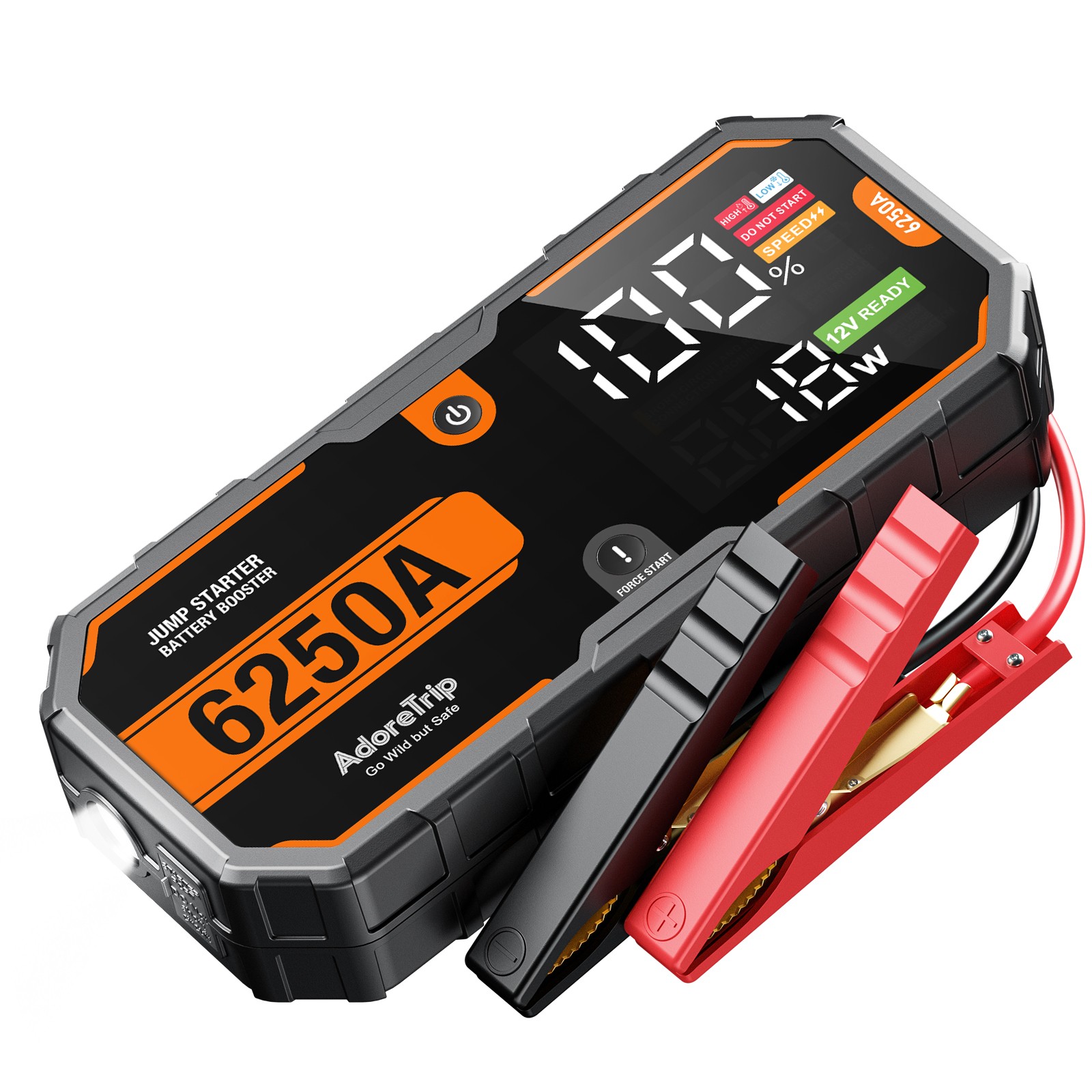 Portable 6250A Car Jump Starter Battery Booster Pack Jumper Box Power Bank