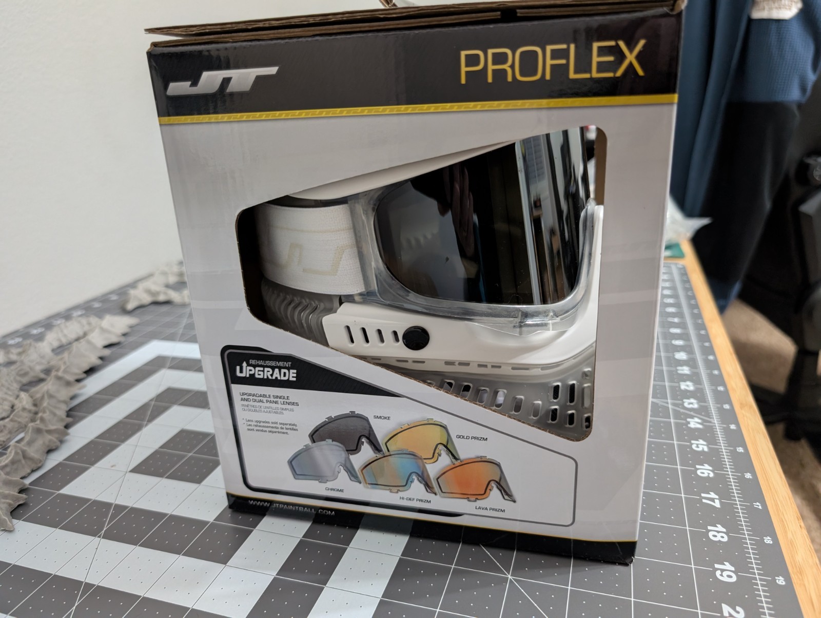 New JT Proflex Whiteout ICE Goggle (Pure white/clear) Limited Edition Committed