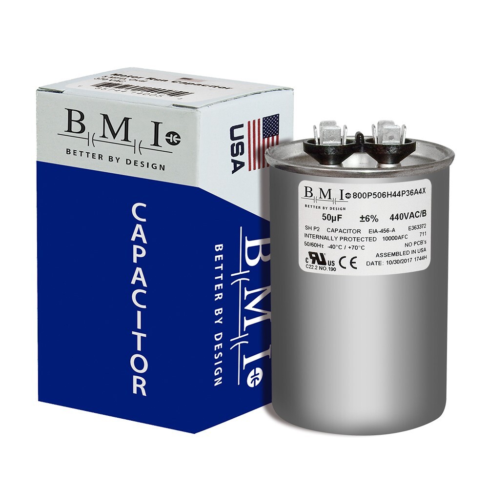 USA 50 uf/MFD 370-440 VAC volts Round Run Capacitor 50/60 Hz - Lot-1