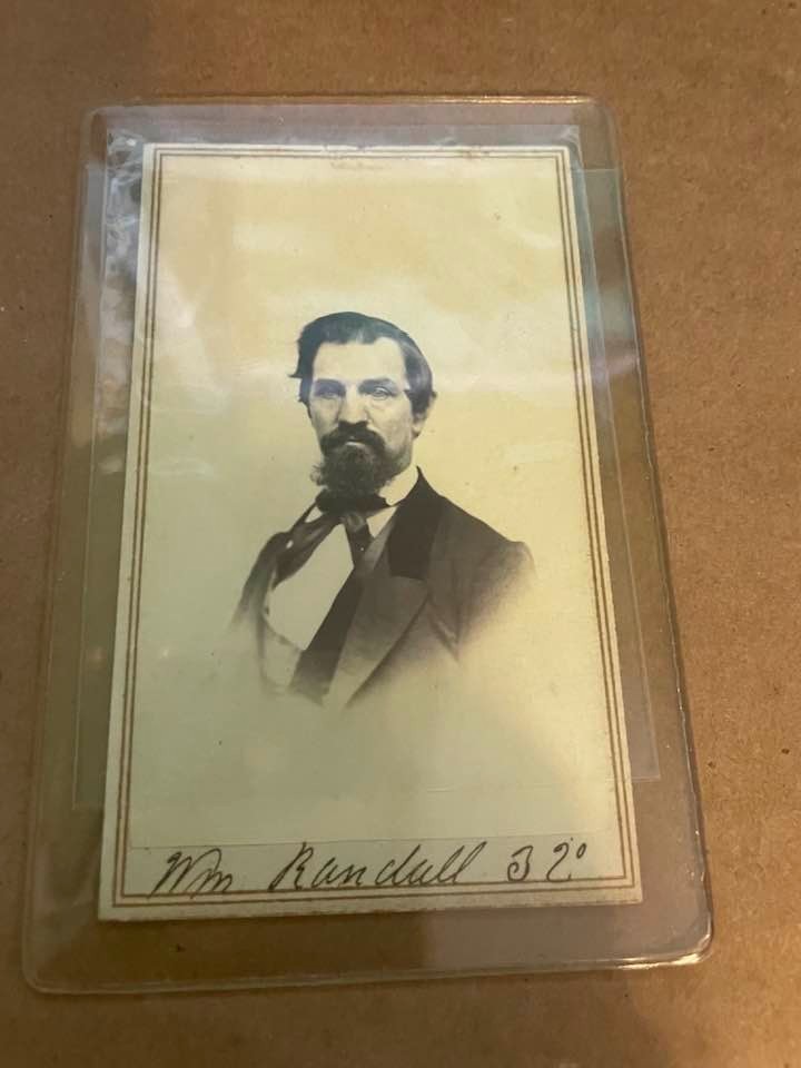 Confederate Colonel William Randall 32nd North Carolina KIA Spotsylvania cdv