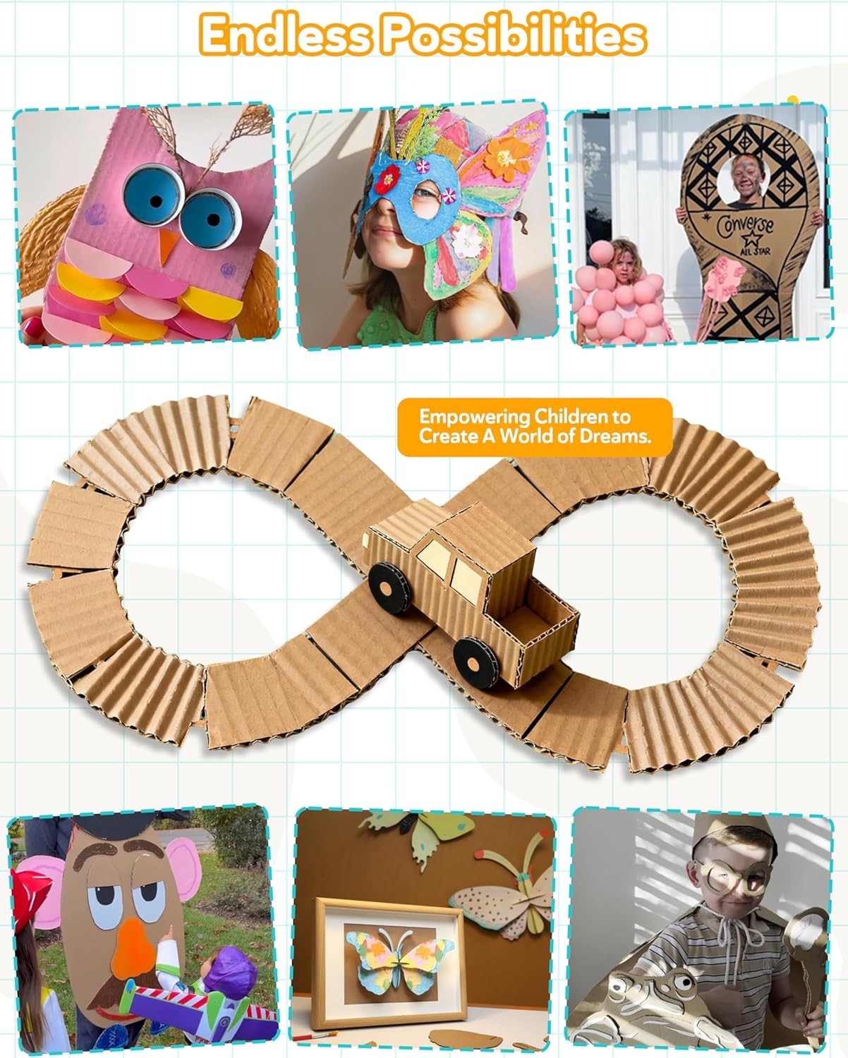 Kid-Safe Power Tool for Cutting Cardboard - STEM + STEAM Educational Toy