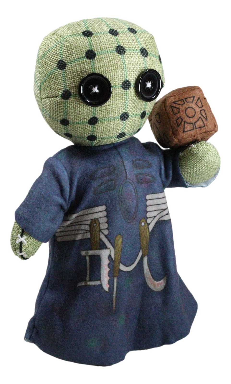 Pinhead Hellraiser Pinheadz Voodoo Stitches Monster Villain Plush Toy Doll