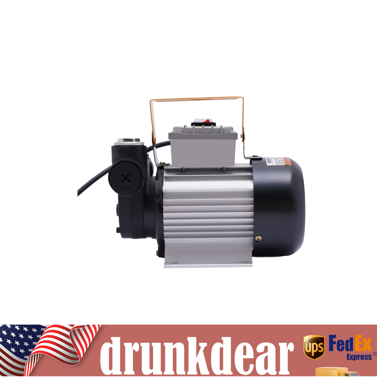 110V Motor Oil Fuel Fluid Extractor Electric Transfer Pump Self Priming