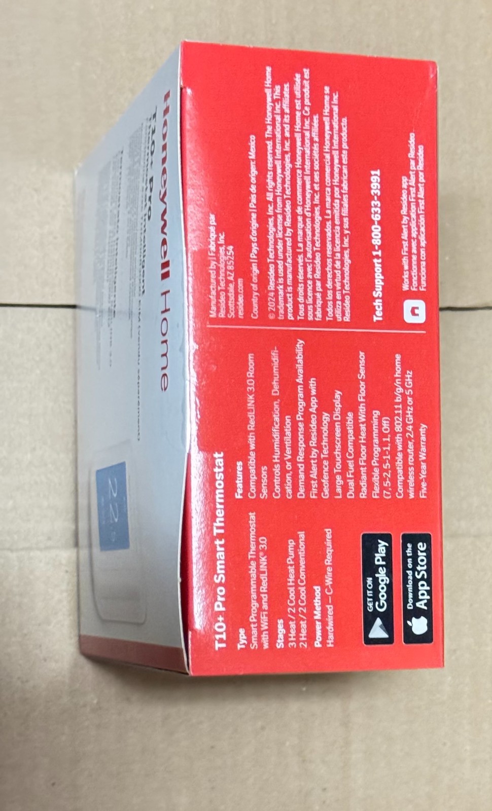 Honeywell Home T10+ pro Smart Thermostat THX321WF3003W RedLINK WiFi Not Sensor