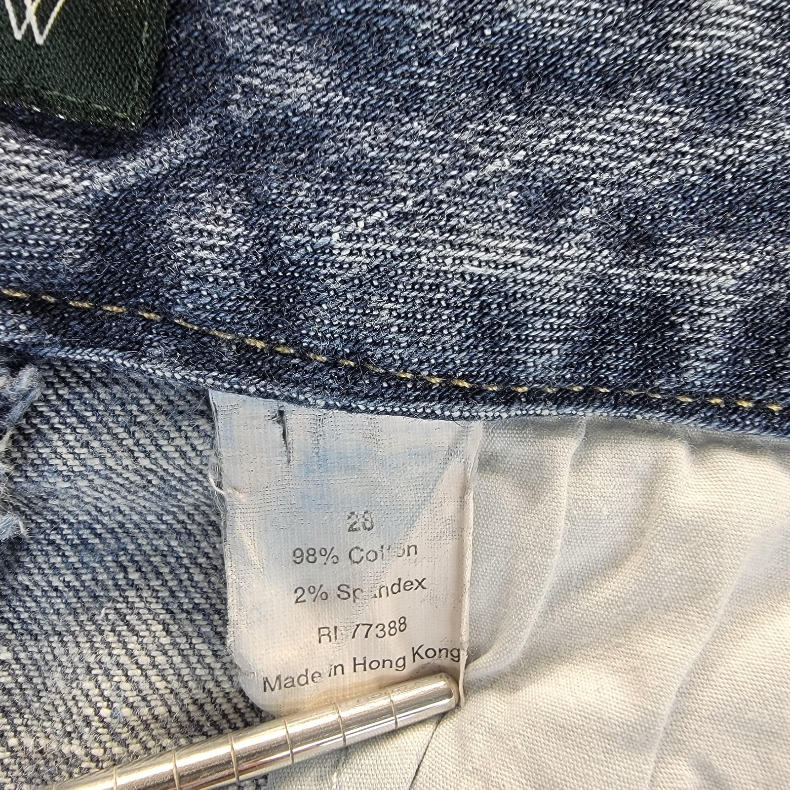 J Crew Jeans Womens 28 Blue Bootcut Denim Stretch Casual Low Rise Style 77624