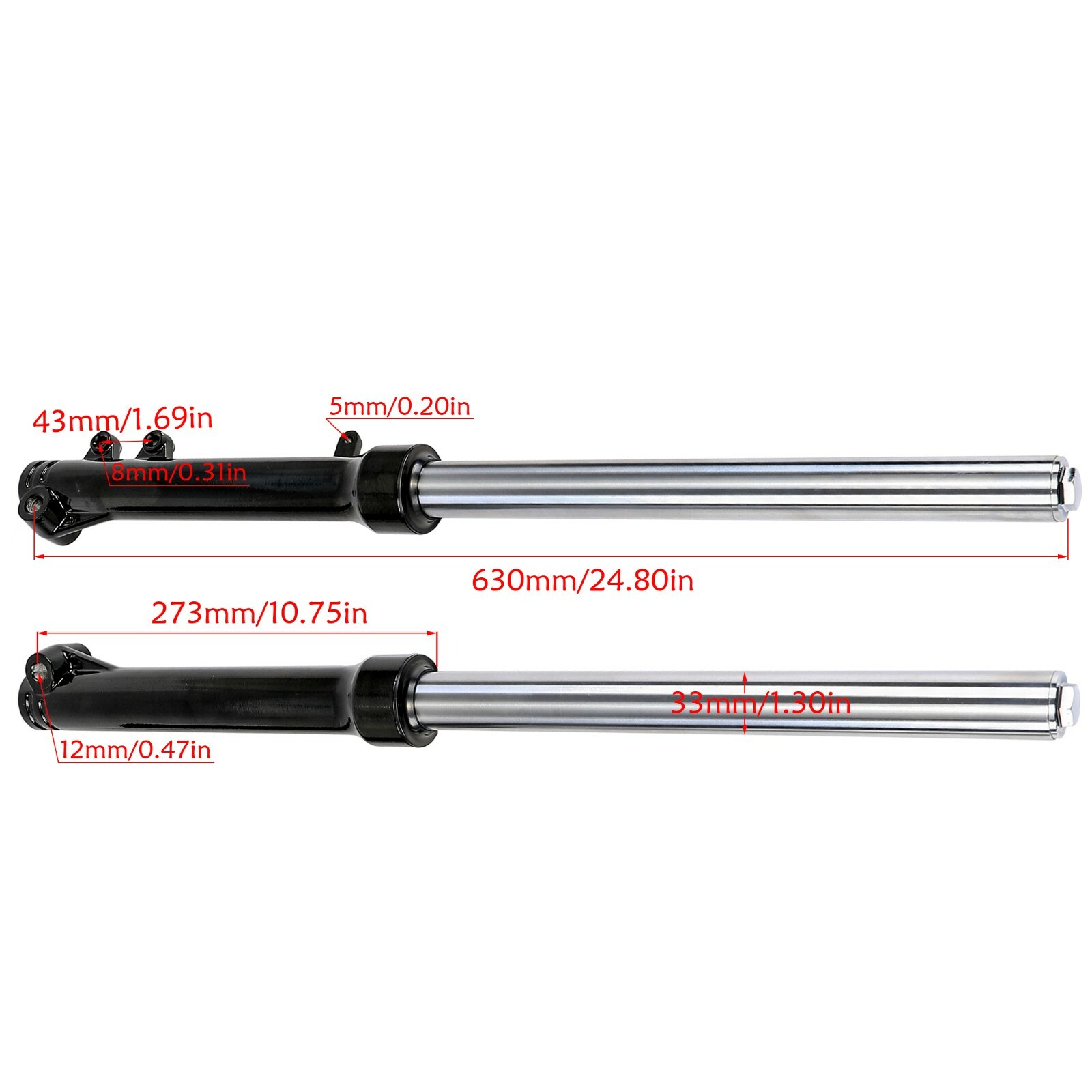 For Honda CRF50 XR50R CRF XR 50 Front Forks Suspension with Triple Tree Complete