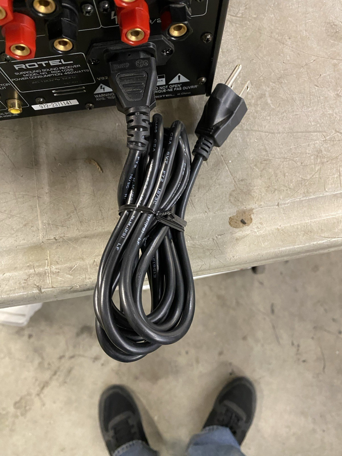 Rotel RSX-1055 Surround Sound A/V Receiver - SHOWN WORKING