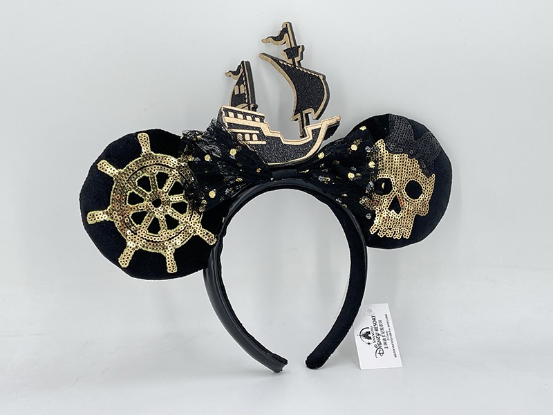 Pirates of the Caribbean 2025 Disney Headband Exclusive Rare Ears Minnie Mouse