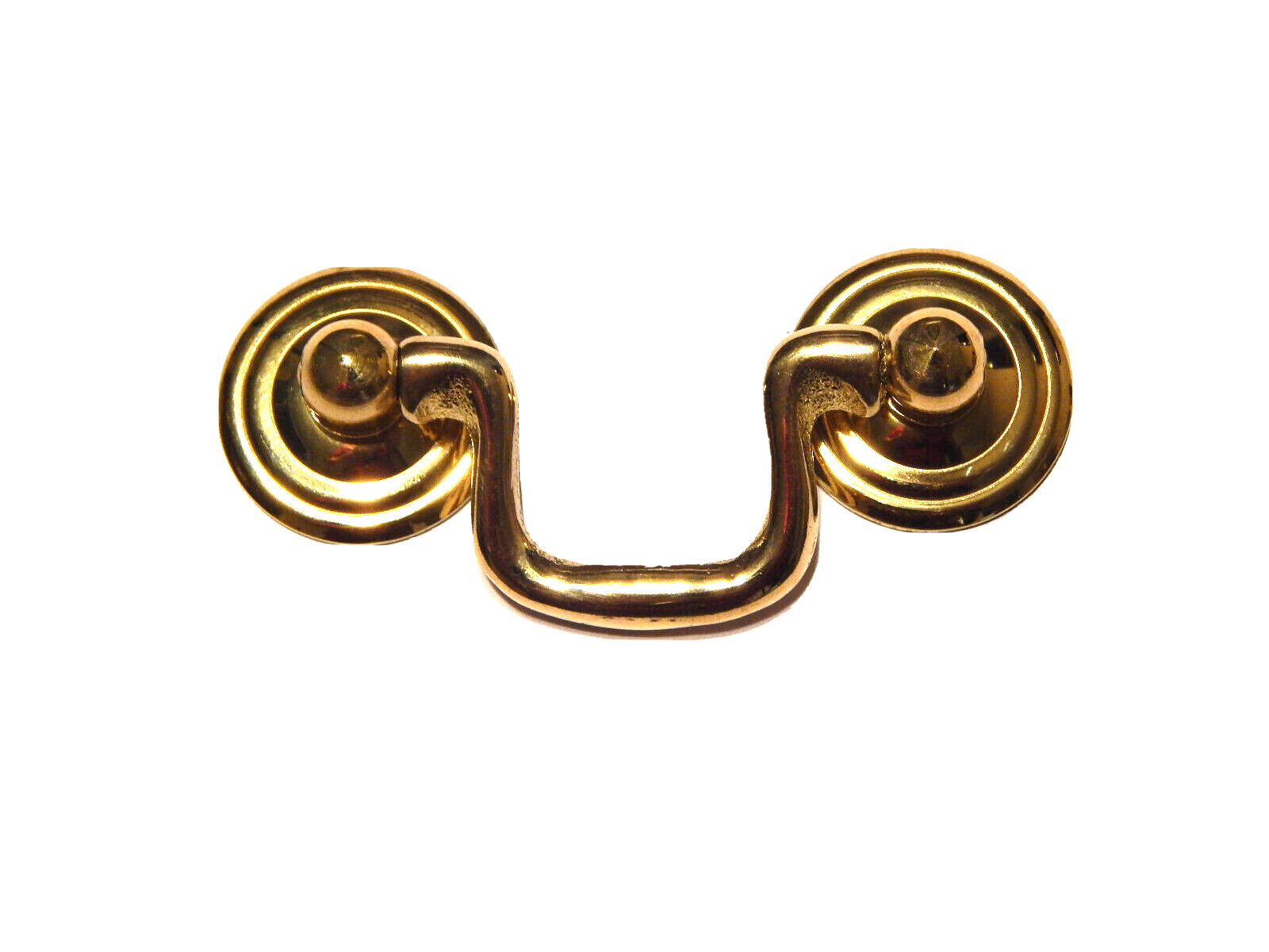 Vintage Drawer Pull 2 Inch Center Mounting Cast Brass