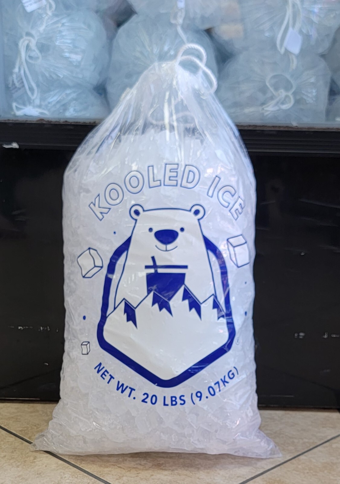 8 lb / 10 lb / 20 lb Ice Bags with Drawstring