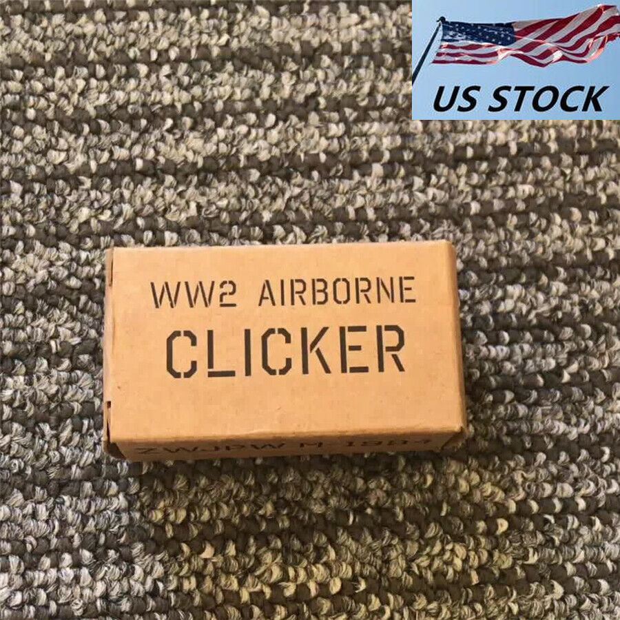 WW2 Airborne Clicker US Army 101st Spy Normandy Landings Prop Crickets