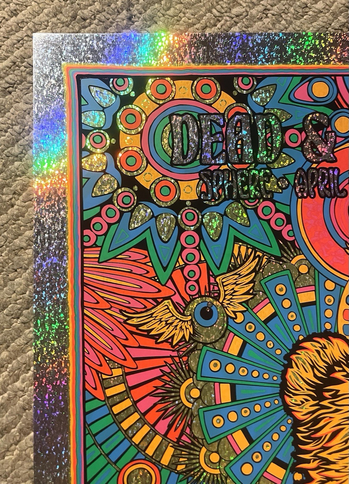 Dead And Company FOIL POSTER 4/19/25 Sphere Las Vegas #/350 TODD SLATER Grateful