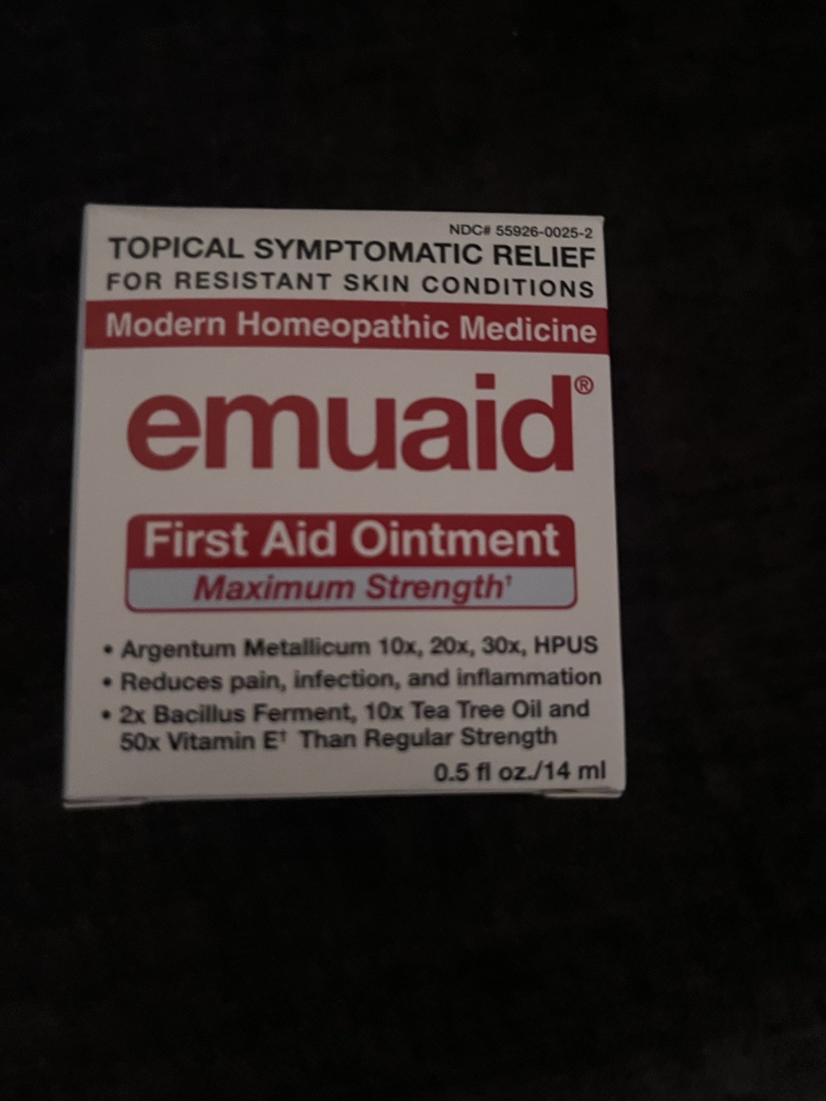 EMUAID EmuaidMAX First Aid Ointment - 0.5oz. Exp 07/2026