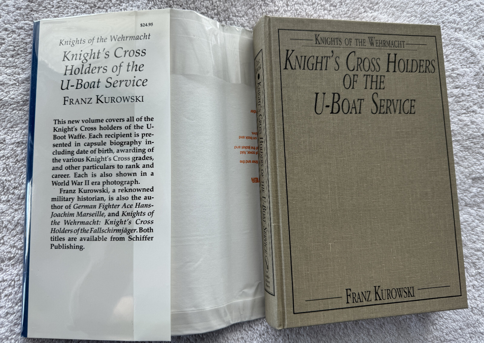 2 WWII Books on the Knights Cross: Knights of the Iron Cross, U-Boat KC Holders
