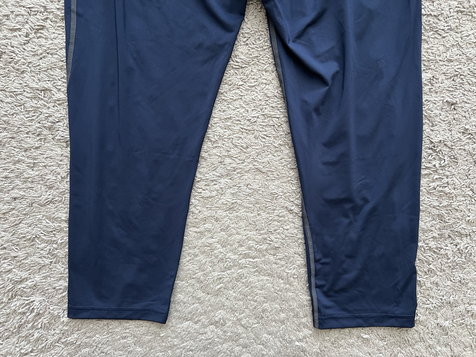 TSLA Men's Compression Tights Pants Baselayer Blue Bottom 2XL NEW