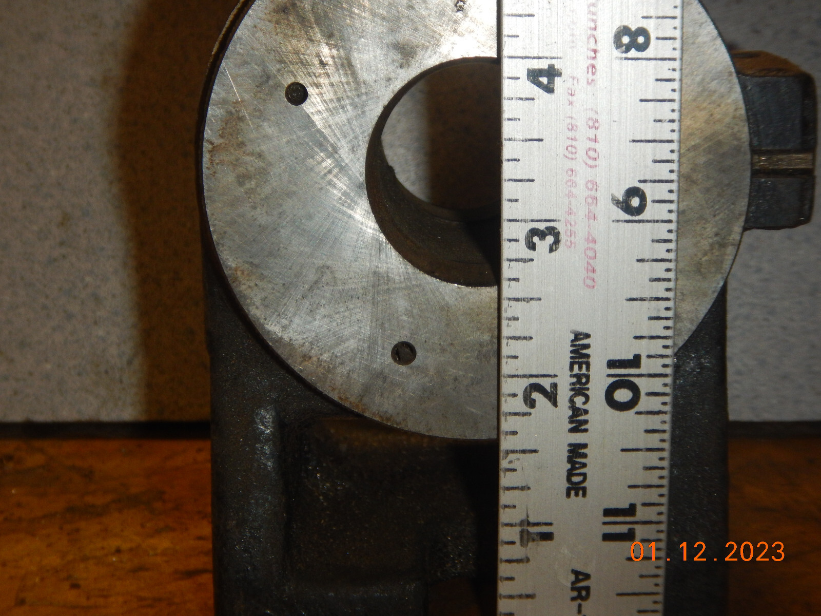 OLDER KALAMAZOO INDUSTRIES 5C COLLET INDEX FIXTURE W/ DRAW BAR